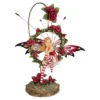 Design Toscano Radiant Rose Dangling Fairy Sculpture With Stand - Multicolored