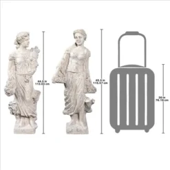 Design Toscano Flora And Proserpina, Goddesses Of Growth Garden Statues: Set Of Two -Design Toscano Store GUEST d25f5274 9a98 47a7 b717 84143c485065