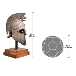 Design Toscano Macedonian Battle Helmet Museum Sculpture -Design Toscano Store GUEST d394341d 74ba 4754 a63f 984e61549871