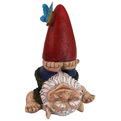 Design Toscano Topsy-Turvy Theo Garden Gnome Statue 5 Design Toscano Topsy-Turvy Theo Garden Gnome Statue - Image 3