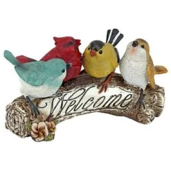 Design Toscano Birdy Welcome Statue - Multicolored -Design Toscano Store GUEST d6723b3d 5308 444a 94ac a05533e5da5c