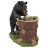 Design Toscano Guzzling Gulp Black Bear Garden Fountain - Multicolored