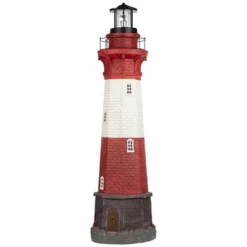 Design Toscano Coastal Shoal Lighthouse Solar Beacon Statue -Design Toscano Store GUEST db6ee752 68b3 4c03 b9da 37a2451fed40