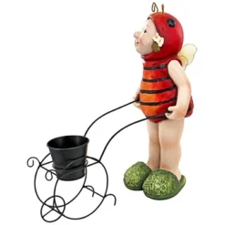 Design Toscano Polly The Lady Bug Fairy Garden Helper Statue -Design Toscano Store GUEST dccc0b1c 30f9 4879 9955 fb7f4ade2794