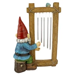 Design Toscano Ringing His Chimes Garden Gnome Statue - Multicolored -Design Toscano Store GUEST e011cf66 e683 4e03 b378 3d4caccfeb21
