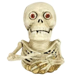 Design Toscano Bugged-Out Hungry Skeleton Cast Iron Mechanical Coin Bank -Design Toscano Store GUEST e0bc5126 413e 4a56 a86c 9ca05625b079