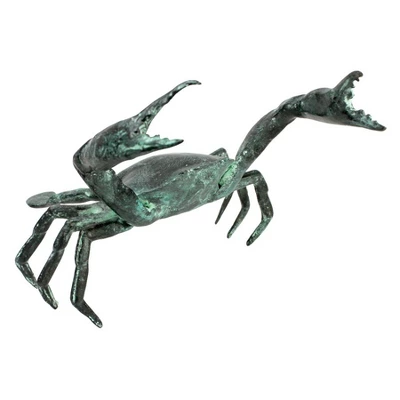Design Toscano Medium Bronze Crab Sculpture 3 Design Toscano Medium Bronze Crab Sculpture