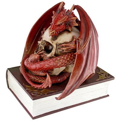 Design Toscano Blood Dragon Contemplation Sculptural Box 4 Design Toscano Blood Dragon Contemplation Sculptural Box - Image 2