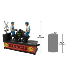 Design Toscano Railroad Handcar Collectors' Die Cast Iron Mechanical Coin Bank -Design Toscano Store GUEST e96e9e39 82cf 4c76 809a 6b4a9ee6cf39