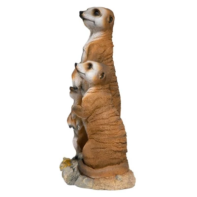 Design Toscano The Meerkat Family Sculpture - Multicolored 5 Design Toscano The Meerkat Family Sculpture - Multicolored - Image 3