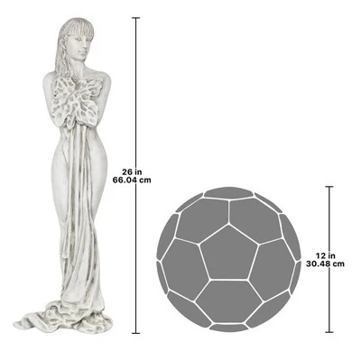 Design Toscano Darcy's Drape Wall Sculpture 8 Design Toscano Darcy's Drape Wall Sculpture - Image 6