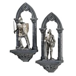 Design Toscano Knights Of The Realm Wall Sculpture: Sir Gavin & Sir Samuel