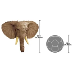 Design Toscano Lord Earl Houghton's Elephant Wall Sculpture -Design Toscano Store GUEST f185de08 5691 4989 8574 7b2045cdd502