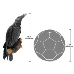 Design Toscano The Raven's Perch Wall Sculpture -Design Toscano Store GUEST f29c41e9 7ce7 4155 9ca0 956772c1d5ad