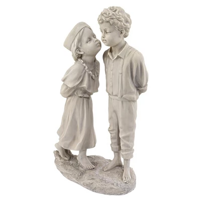 Design Toscano Love's First Kiss Children Garden Statue 3 Design Toscano Love's First Kiss Children Garden Statue