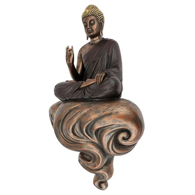 Design Toscano Enlightened Buddha On A Cloud Floating Wall Sculpture 5 Design Toscano Enlightened Buddha On A Cloud Floating Wall Sculpture - Image 3