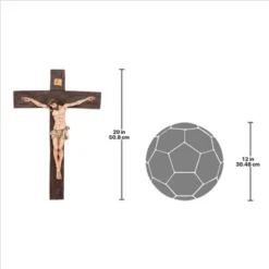 Design Toscano Crucifixion Of Christ Cross Wall Sculpture: Medium -Design Toscano Store GUEST f3dfe2c2 bf2c 4eeb b97a a66b5b73825c