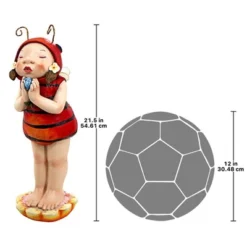 Design Toscano Sarah The Lady Bug Fairy Garden Helper Statue -Design Toscano Store GUEST f498949b 8a48 4622 9de4 ba2fb620e951