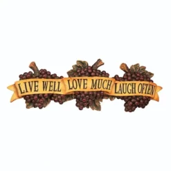 Design Toscano Live-Love-Laugh Wall Sculpture -Design Toscano Store GUEST f7051112 f8b9 45d1 a79e e92c5d8bbc05