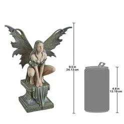Design Toscano Celtic Inspired Fairy's Perilous Perch Garden Statue: Medium -Design Toscano Store GUEST f797408e 3ac0 4793 a07b 53aa895db9b1