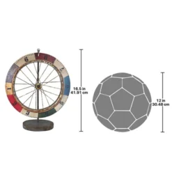 Design Toscano Carnival Game Wheel Of Chance Metal Sculpture -Design Toscano Store GUEST fa5b31c0 3b3d 4a2a 967e 535218e1d656