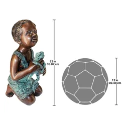 Design Toscano New Friend, Boy With Frog Cast Bronze Garden Statue -Design Toscano Store GUEST fabd4841 49e5 4561 9e2e 860392584e28