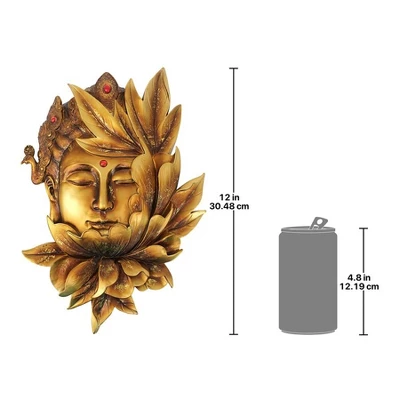 Design Toscano Enlightened Deities Wall Sculptures: Guan Yin 8 Design Toscano Enlightened Deities Wall Sculptures: Guan Yin - Image 6