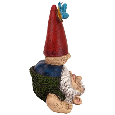 Design Toscano Topsy-Turvy Theo Garden Gnome Statue 6 Design Toscano Topsy-Turvy Theo Garden Gnome Statue - Image 4