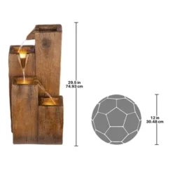 Design Toscano Old Trail Post Cascading Waterfall Garden Fountain -Design Toscano Store GUEST fcbb7bc7 4451 43db ac86 6b1a241b219a