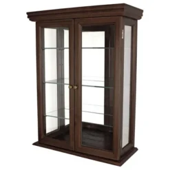 Design Toscano Country Tuscan Hardwood Wall Curio Cabinet: Ebony Black Finish -Design Toscano Store GUEST fe30f642 cb04 4487 894c f3f5310bf012