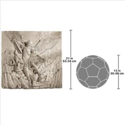 Design Toscano St. Michael The Archangel Sculptural Wall Frieze -Design Toscano Store GUEST fe923ed9 a030 4566 9a47 db114f098f84