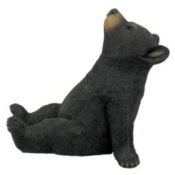 Design Toscano Catching Rays Bear Cub Statue - Black -Design Toscano Store GUEST fed39cec 2688 4445 b289 b1088fed1fa2