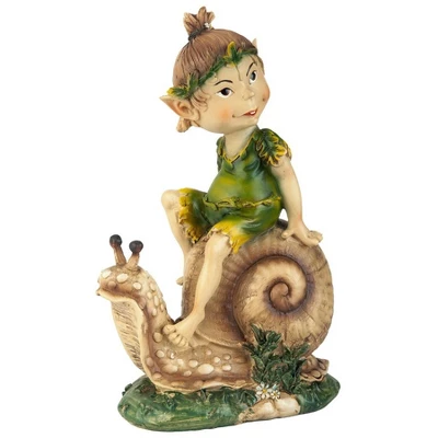 Design Toscano Pixie Pete Elfin Gnome Garden Statue 6 Design Toscano Pixie Pete Elfin Gnome Garden Statue - Image 4