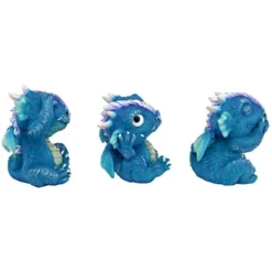Design Toscano See, Hear, Speak No Evil Blue Meanie Baby Dragon Statues -Design Toscano Store GUEST ffb381f0 bb4e 4806 bf74 e9d9abfb4d37